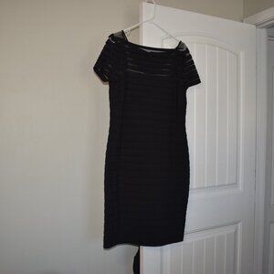 Adrianna Papell Black Elegant Cocktail Dress